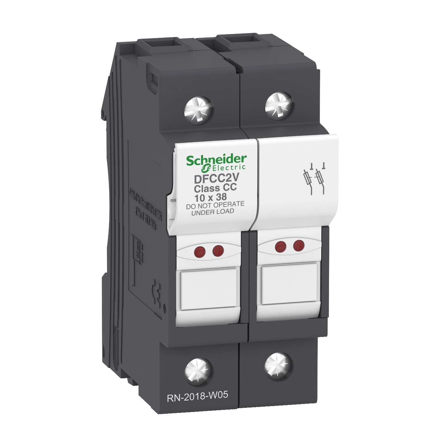 SCHNEIDER ELECTRIC - SNRDFCC2V Portafusibile TeSys DF classe CC 30A 2P con LED