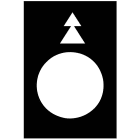 SCHNEIDER ELECTRIC - SNRZB2BY2912 Etichetta - 30×40mm - nero - sinistra, lento-veloce