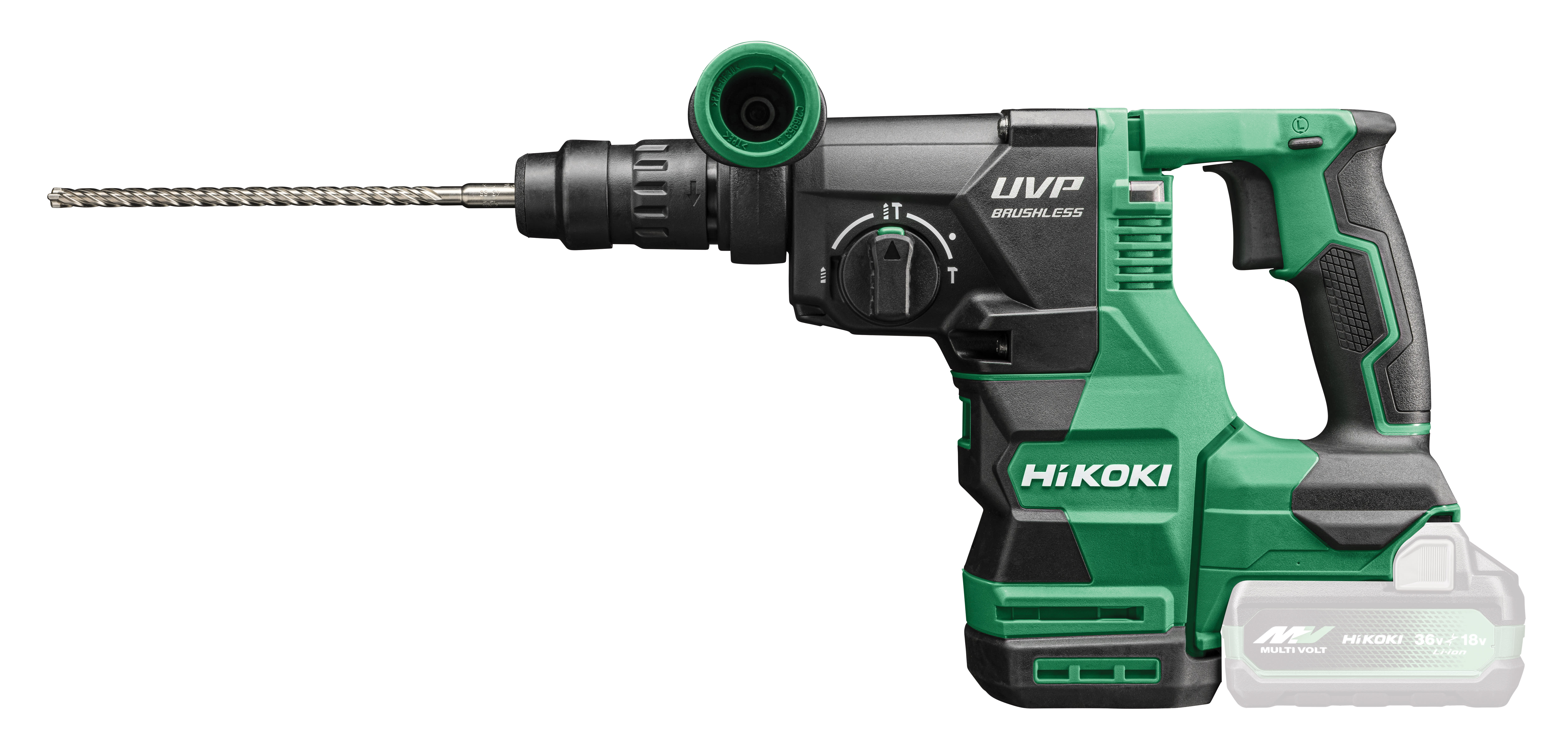HIKOKI POWER TOOLS - HIADH3628DCW2Z TASSELL. SDS-PLUS, 36V-28MM, CORPO