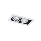ROSSINI - RSSDIG002B DOWNLIGHT DOPPIO QUADRATO CARDANICO BIAN