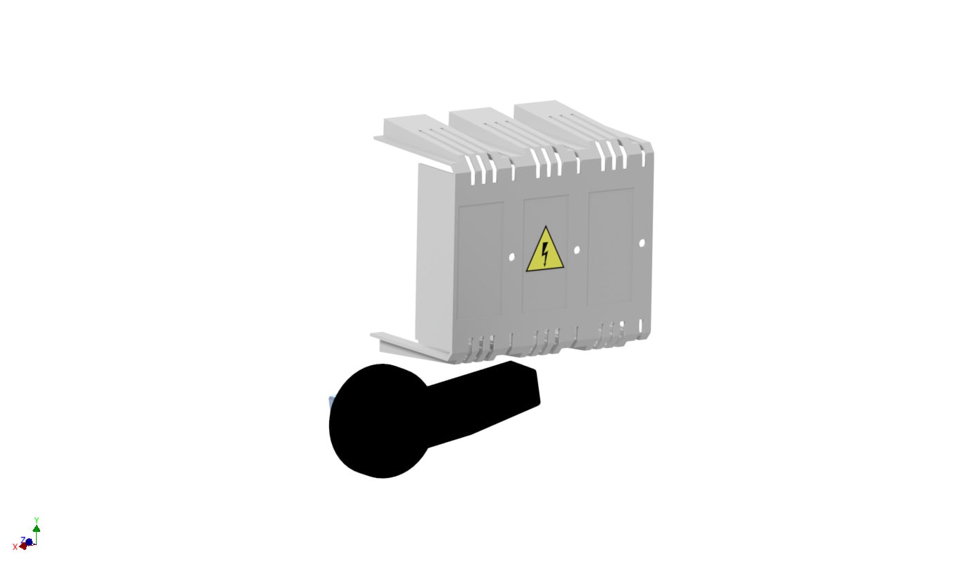 TECHNOELECTRIC SRL - TEH18390 MANIGLIA DIRETTA 120MM
