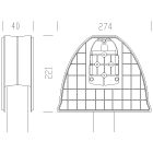 DISANO - DIS99126100 ATTACCO PALO DOPPIO GREEN 503 GRIGIO