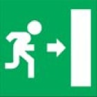 DISANO - DIS99522000 ETICHETTA USCITA EM DX SAFETY 323 VERDE