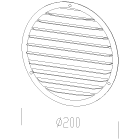 DISANO - DIS99576100 SCHERMO LAMELLARE ELFO 195 NERO