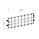 DISANO - DIS99793000 GABBIA PROTEZ.FORUM 2180 5 25 NERO