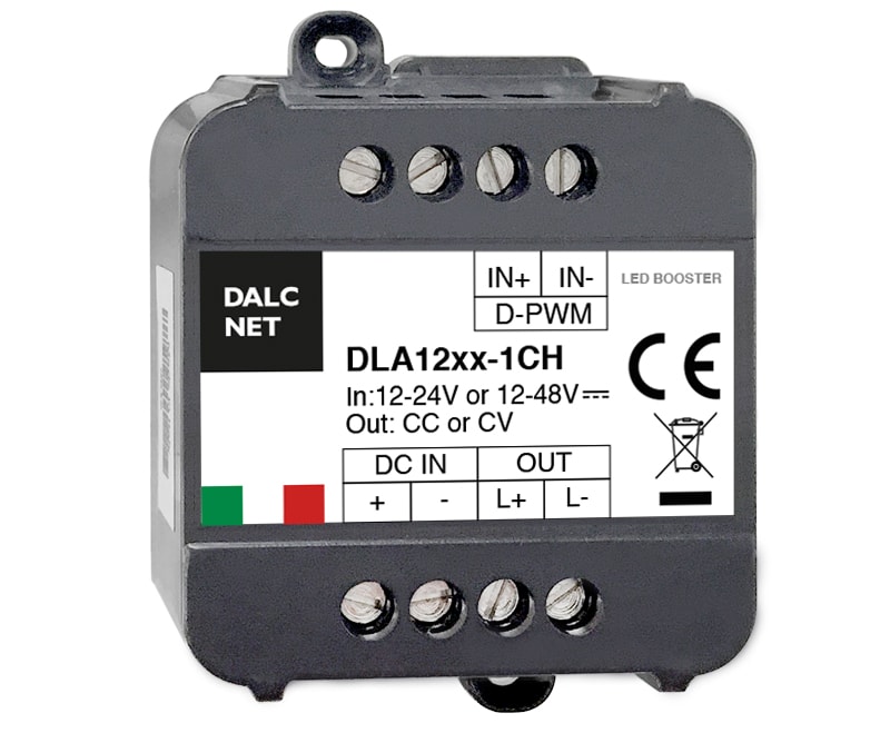 DIGIMAX SRL - DIXDLA1248-1CC500 DIMMER BOOSTER CC 12-48VIN 1CH 500MA