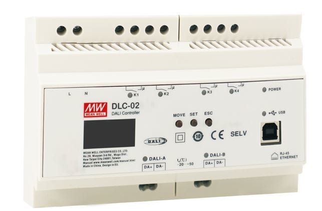 DIGIMAX SRL - DIXDLC-02-KN KNX TO DALI GATEWAY 7.68W 100-305VAC