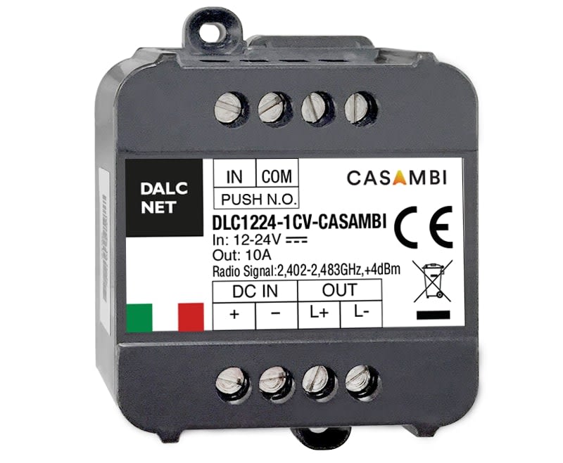 DIGIMAX SRL - DIXDLC-1CV-CASAMBI DIMMER CASAMBI +PUSH CV 12-24VIN 1CH 10M