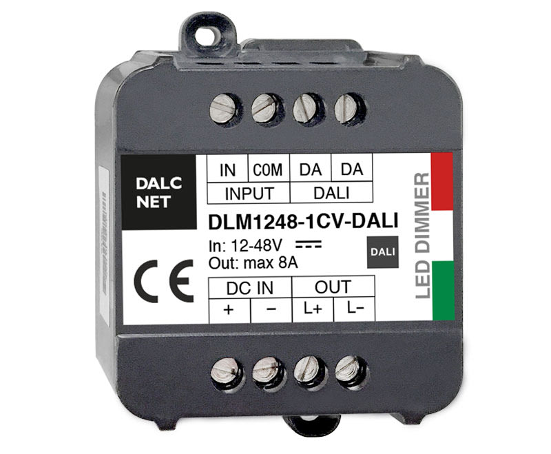 DIGIMAX SRL - DIXDLM1248-1CV-DALI DIMMER POTENZ 0-10V DALI PUSH10A 12-48VI