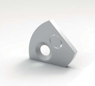 DESIGN LUCE - DLU1020408000 CH012 TESTATA 1 PZ CROMO