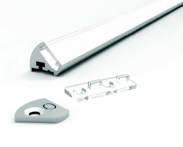 DESIGN LUCE - DLU102P32 CH012 KIT 2M OPALE/BIANCO