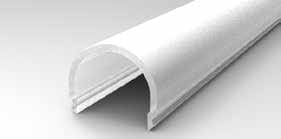 DESIGN LUCE - DLU1030120001 U02 COVER TUNNEL PMMA OPALE 1CM