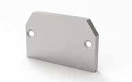 DESIGN LUCE - DLU1050406000 LC014 TESTATA 1 PZ ALU NAT