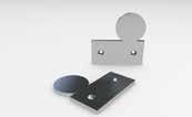 DESIGN LUCE - DLU1230403000 MANCORRENTE TESTATA 2 PZ BIANCO