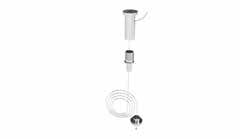 DESIGN LUCE - DLU200503 K40 ATTACCO A PLAFONE BIANCO INT