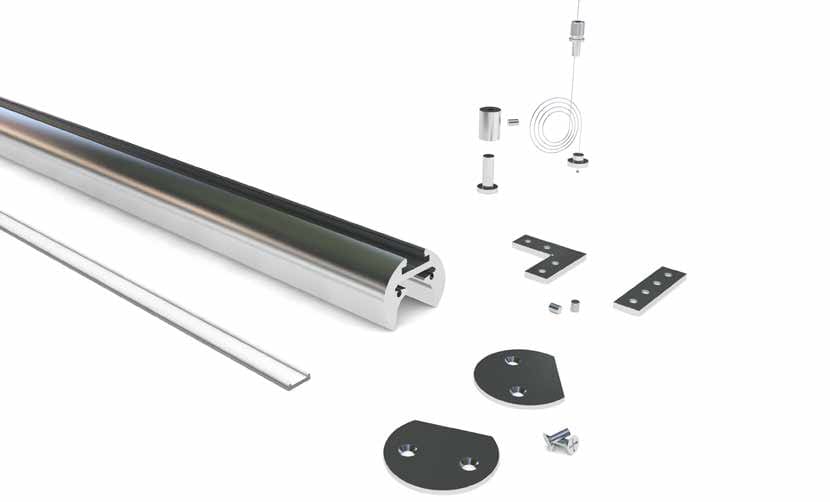 DESIGN LUCE - DLU2081050001 K40 60W/M CRI>90 3K 1CM MOKA