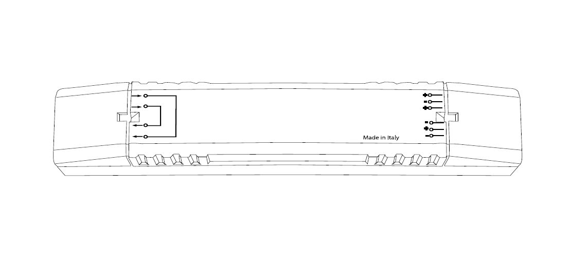 DESIGN LUCE - DLU980102 ALIMENTATORE SLIM 10W 24V IP20