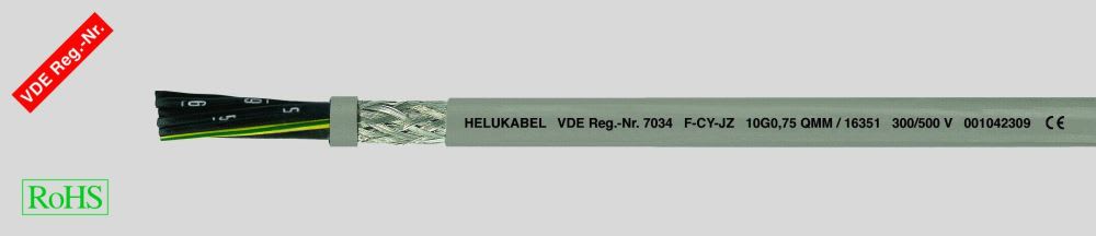 HELUKABEL ITALIA SRL - HLK16335 F-CY-JZ 25G0.5 QMM GREY