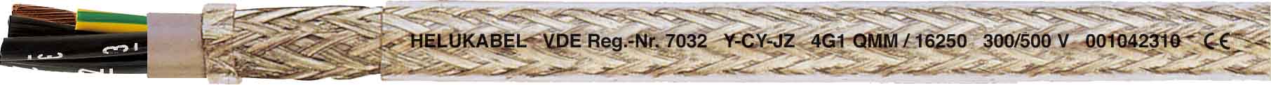 HELUKABEL ITALIA SRL - HLK16301 Y-CY-JZ 4G4 QMM TRANSPARENT
