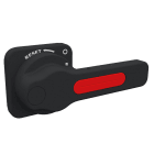 TECHNOELECTRIC SRL - TEH18856 MANIGLIA BLOCCO PORTA NERA 150MM PER SEZ