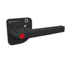 TECHNOELECTRIC SRL - TEH18005 MANIGLIA BLOCCO PORTA NERA 160MM