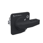 TECHNOELECTRIC SRL - TEH18220 MANIGLIA BLOCCO PORTA NERA 70MM CON DISP