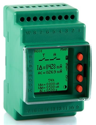 DOSSENA SNC DI BAR - DOS9DER4B/2DCC DER4B/2D 24-240VCC DIFF TIPO B 3DIN