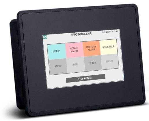 DOSSENA SRL - DOS9EVO DATA LOGGER - TOUCH SCREEN