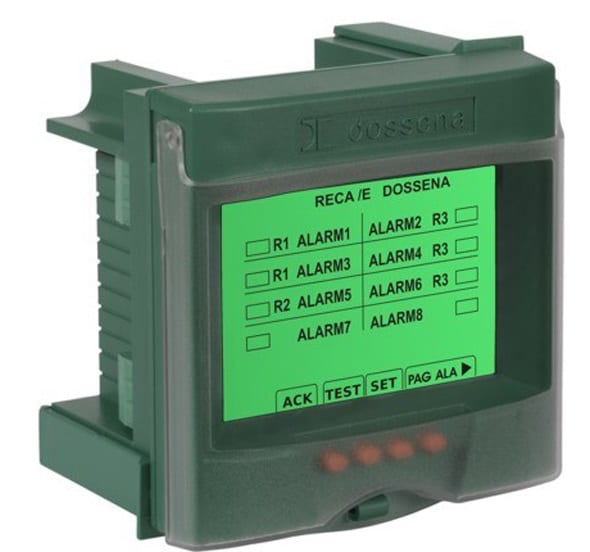 DOSSENA SRL - DOS9RECA/E8RS485 RECA/E8 48-400VCA RELE 8 ALLARMI +RS485