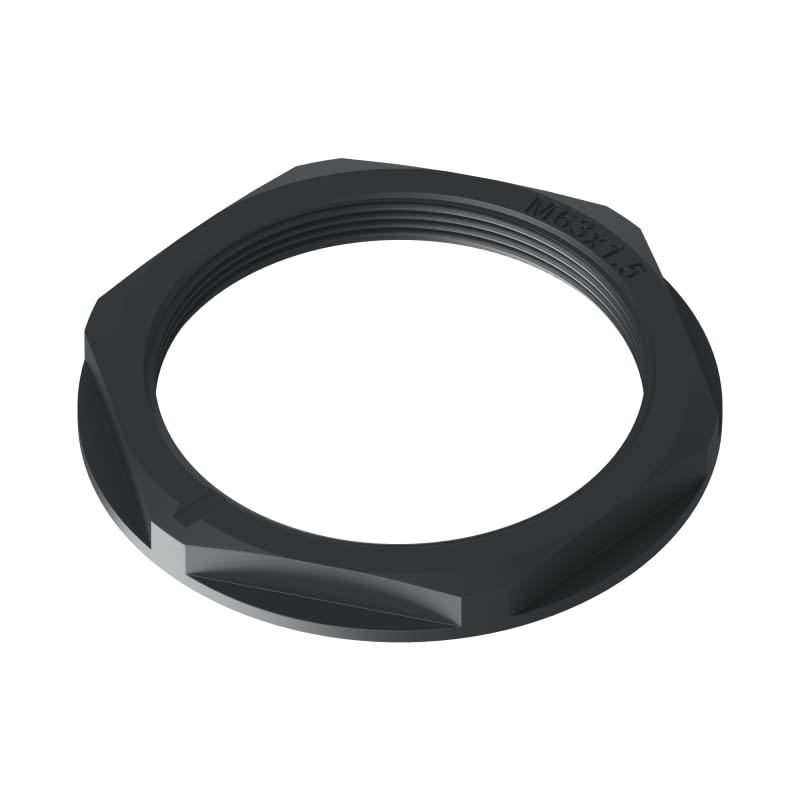 TEAFLEX - TEADPN63M CONTRODADO PA6 ISO63 NERO