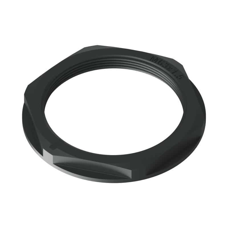 TEAFLEX - TEADPN63M CONTRODADO PA6 ISO63 NERO