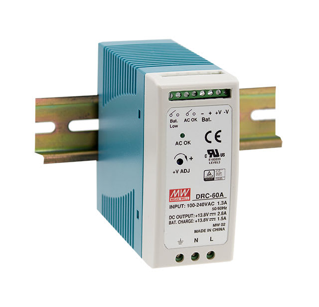 DIGIMAX SRL - DIXDRC-60A ALIMENTATORE DIN RAIL SICUREZZA UPS 60W
