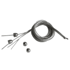 ROSSINI - RSSDRC001MT KIT PER FISSAGGIO A SOSPENSIONE CROMATO PER DRACMA 4PZ
