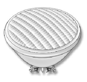 DURALAMP SPA - DRL12PAR56LED PAR56 12V MULTILED RGB PER PISCINA 17W