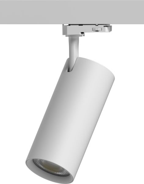 DURALAMP SPA - DRLTB80L130-W TRACKLIGHT 30W 230V D 80 36? 3000K BIAN