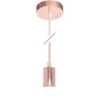 DURALAMP SPA - DRLTN-E27CU FILO DI SOSPENSIONE + ROSONE E27 RAME