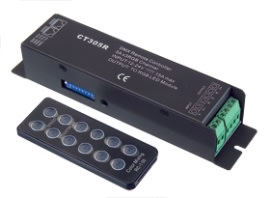 DURALAMP SPA - DRLZKCDMX-R CONTROLLER DMX 3 CANALI PER STRIP RGB