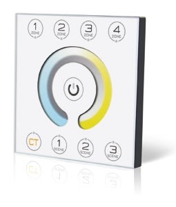 DURALAMP SPA - DRLZKTPC-DIM DMX DIMMER TOUCH A PARETE STRIP BIANCO