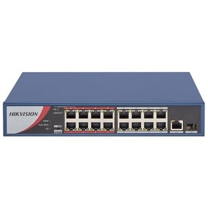 HIKVISION ITALY SRL - HIK301801296 DS-3E0318P-E/M SWITCH UNMAN 16 POE ECO