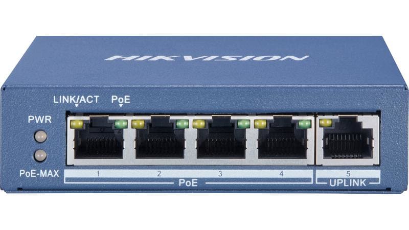 HIKVISION ITALY SRL - HIK301803371 DS-3E0505P-E SWITCH UNMANAGED GIGABIT PO