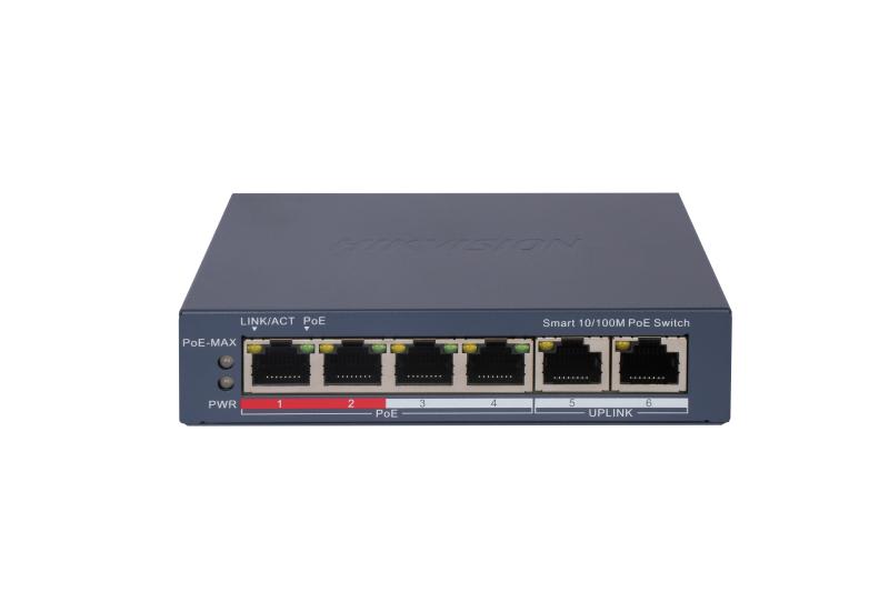 HIKVISION ITALY SRL - HIK301802983 DS-3E1106P-EI SMART MANAGED POE 10/100