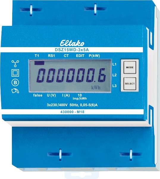 ELTAKO - EAK28305015 TRANSFORMER THREE-PHASE METER, MID