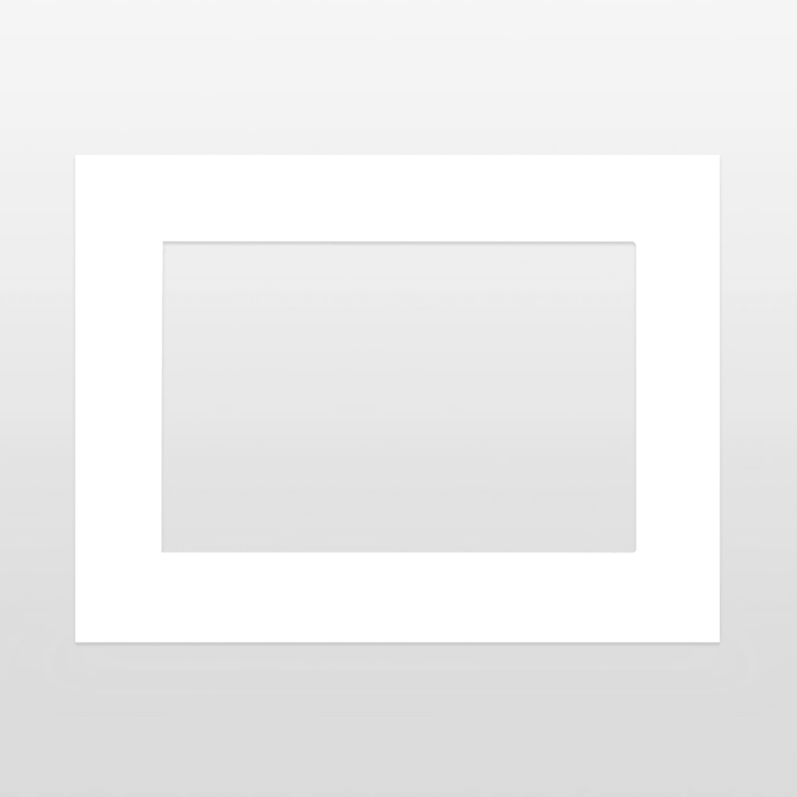 MDT ITALIA SRL - EYGVCB-07WS.04 Cornice vetro bianco,7"
