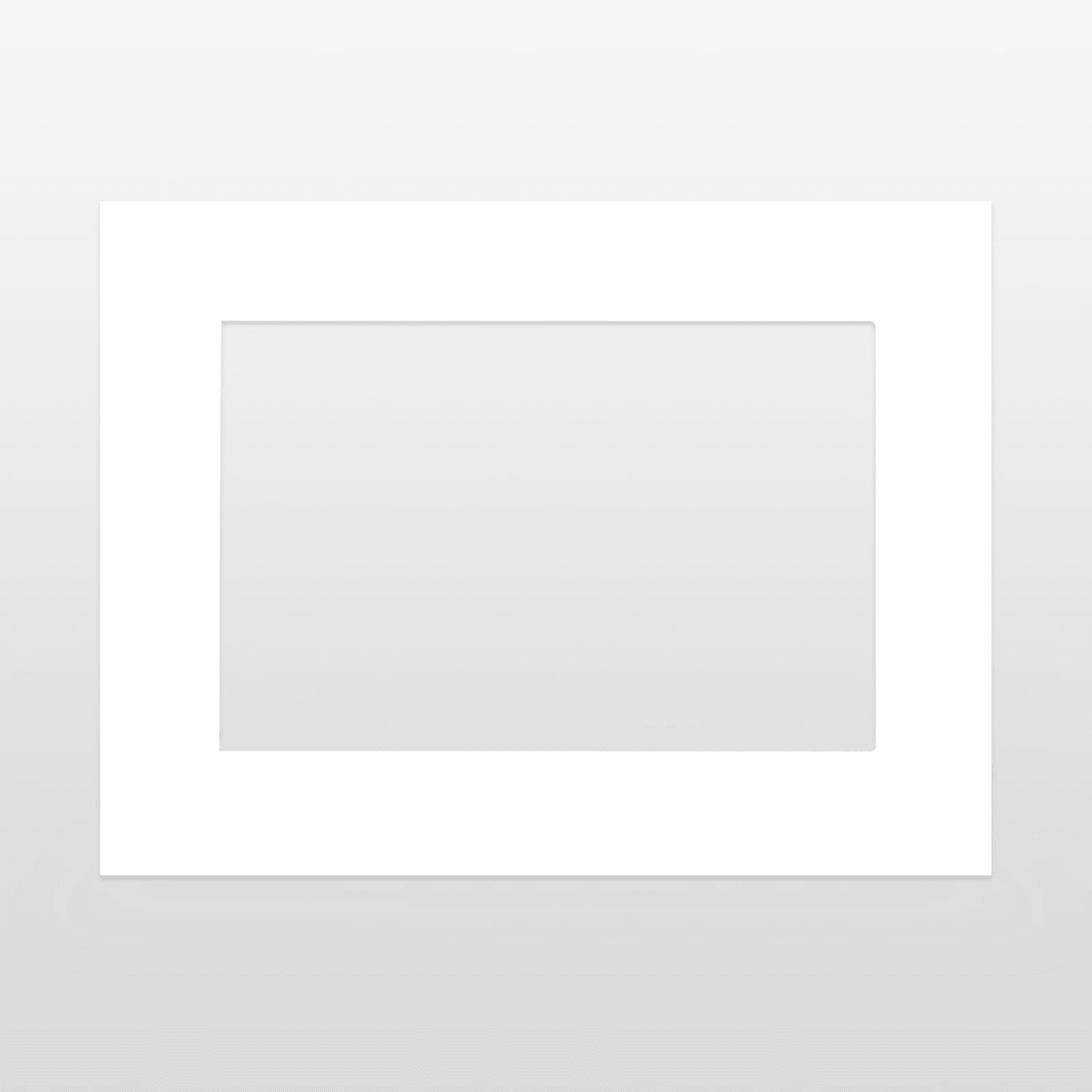 MDT ITALIA SRL - EYGVCB-10WS.04 Cornice vetro bianco, 10"