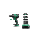 HIKOKI POWER TOOLS - HIADV18DEWQ1 TRAPANO AVVIT. PERCUSS 18V, 3X2.0AH