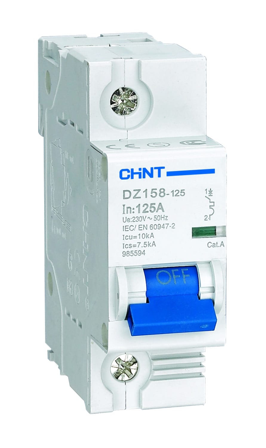 CHINT ITALIA INVESTM - CHT158108 DZ158-125H/C125-2P-10 -INT MT 2P 125A 10