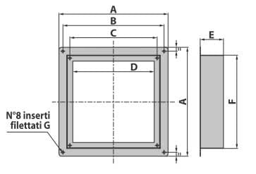 ELICENT (MAICO) - ELI1DP5602 D/56 DISTANZIALE QC560 3F H.160 STD