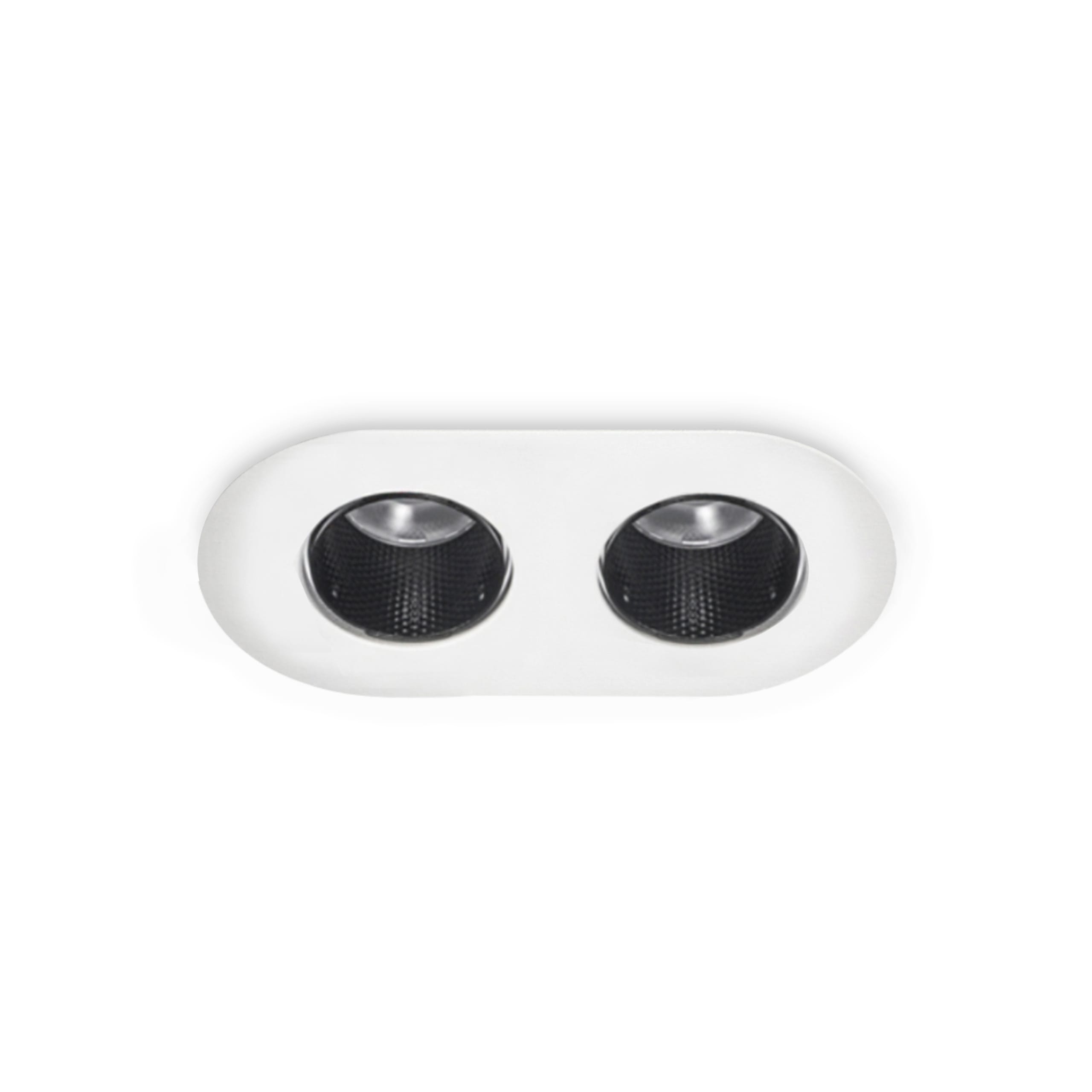 EXENIA SRL - EXE12683RW23FN DARKFIXMINI2X SQ. BIANCO 9230 34 -4.5W