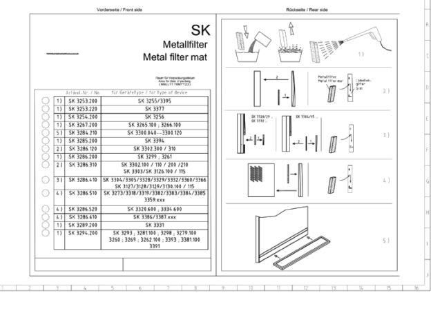 RITTAL SPA - RIT3286410 SK FILTRO METALL.X SK3304/3305