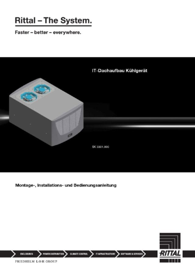 RITTAL SPA - RIT3301800 RTT COND IT 3,2 KW L35/L45 230-1-50